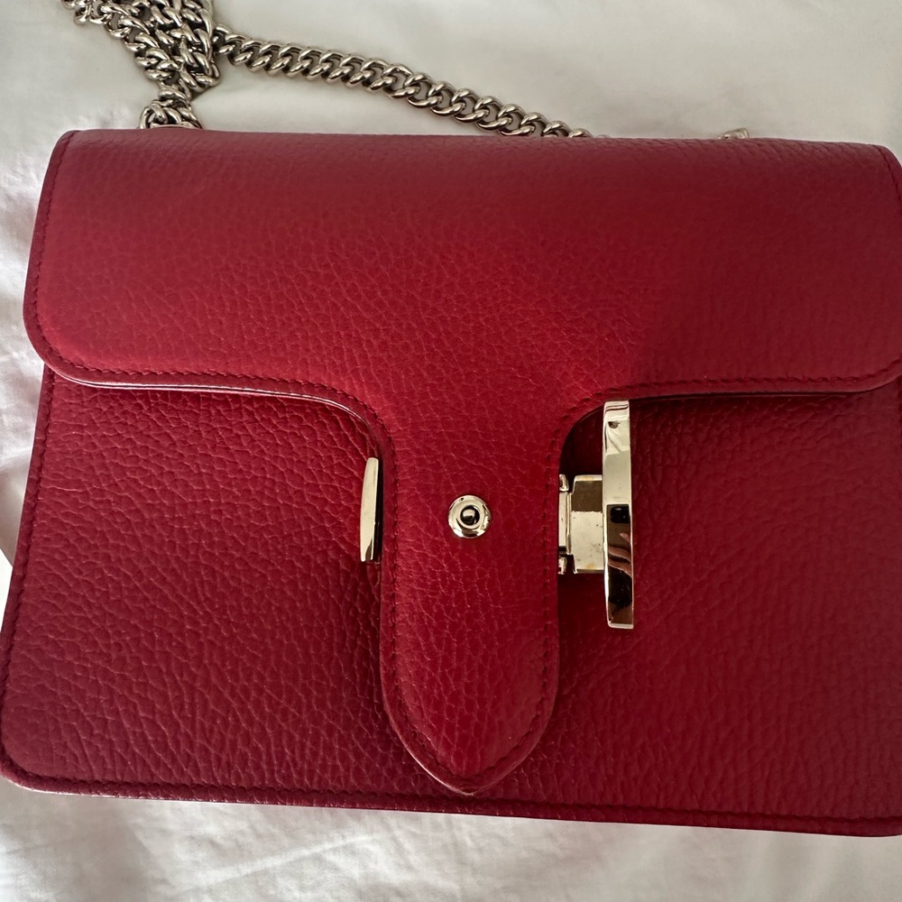 Gucci Interlocking Shoulder Bag Leather (Small) - Picture 3 of 6